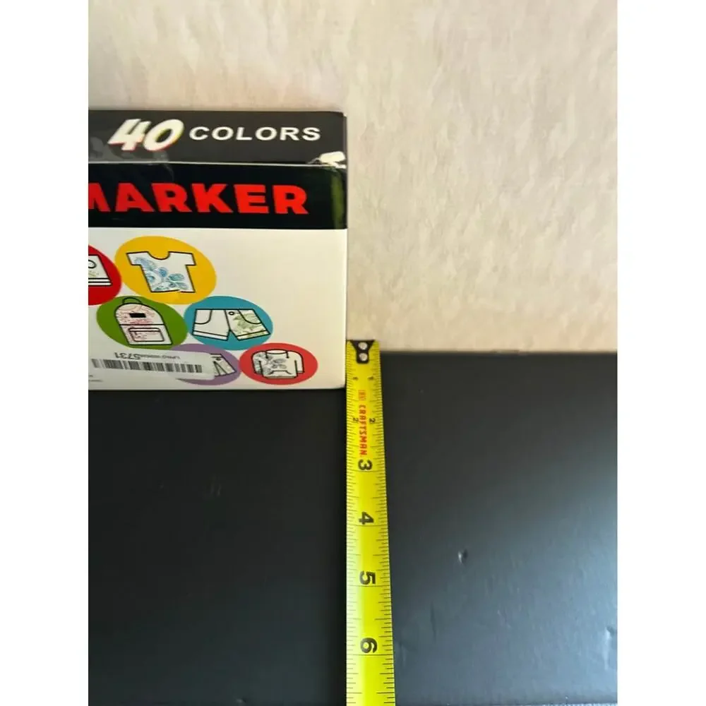 Title: U.S. Art Supply Crazy Colors Fabric Markers - 40 Dual Tip Colors Set